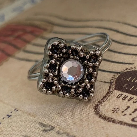 Vintage‎ Button Ring - Picture 2 of 7